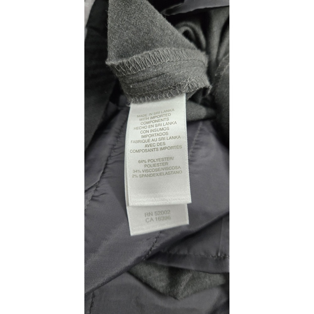 Liz Claiborne Women's Dress Pants Size 6 Audra Gray Straight Mid Rise - Picture 7 of 14